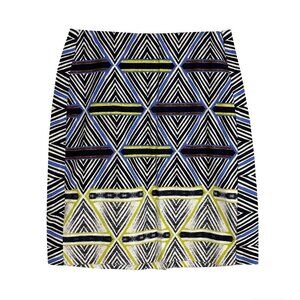 Nic+Zoe Women’s Size 4 Cotton Tribal Print Skirt - Bright & Playful